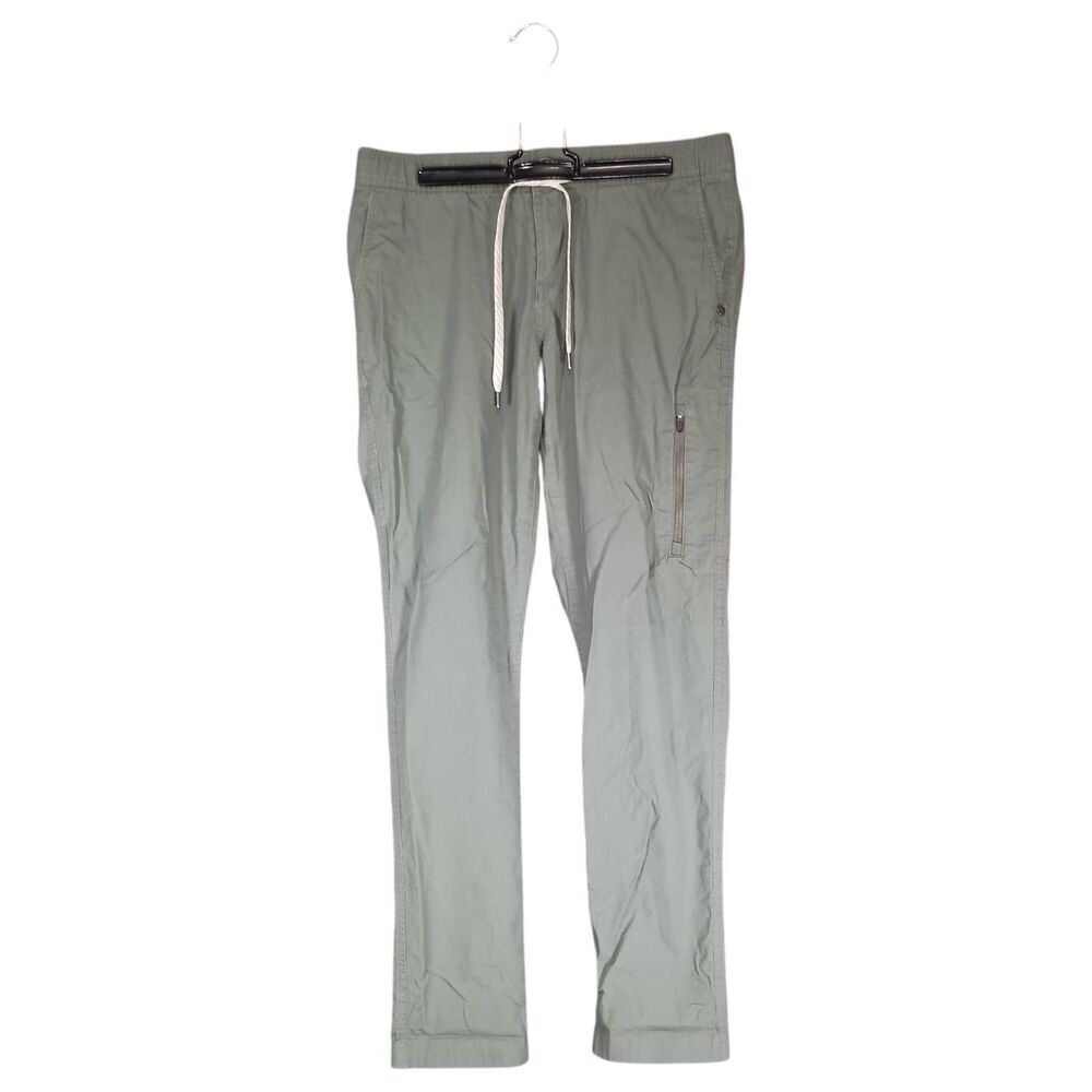 Vuori Pants S Womens Green Ripstop Jogger Hiking Cotton Stretch Regular Solid